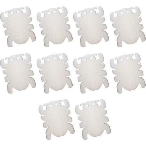 Packung mit 10 Filterschwämmen zur Poolreinigung, spinnenförmige Öl absorbierende Schwämme, Aquarienreinigungsschwämme (1/4)