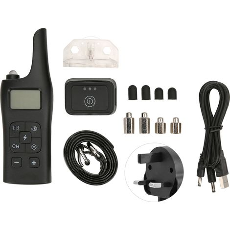 Collier de Dressage Électronique 800m Imperméable avec Télécommande, Vibration et Avertissement, Prise UK 110240V (1/5)