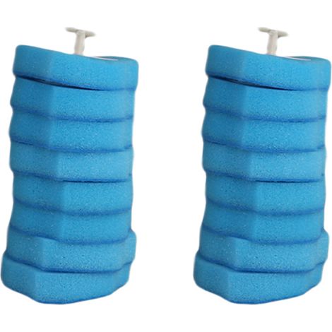 Langlebige Toilettenbürsten-Ersatzbürste – 8 dicke Reinigungsköpfe mit Reinigungslösung, Ersatzspitzen für den Toilettengriff, dichter Einwegschwamm, 8-teiliges Set – spritzfrei