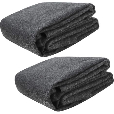 Tapis de sol de garage absorbant et résistant à l'huile, 91,4 x 152,4 cm, fabriqué à partir de feutre robuste pour l'entretien de voiture et de moto (1/5)
