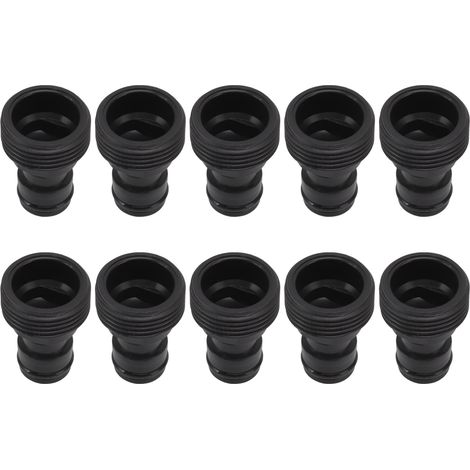 Lot de 10 raccords rapides G3/4 mâles 25 mm pour robinet, en plastique. (1/5)