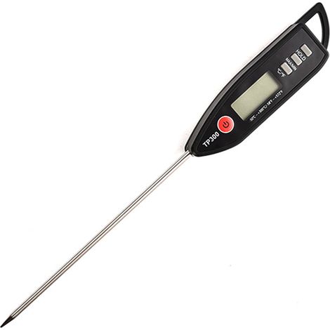 1 Stück digitales Küchenthermometer – Schwarz - 1 Stück digitales Küchenthermometer – Schwarz (1/5)