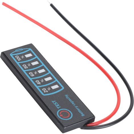 Indicateur de batterie LED, moniteur 3 couleurs pour Batteries acides ternaires au Lithium LiFePO DC5-30V (1/5)