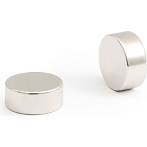 HERRAJES ALK imán neodimio disco fuerza iman 2.5 kg , IMA Imán neodimio 12-5mm sin marcarEl imán de Neodimio desarrolla una potencia de hasta 10 veces superior con r (1/2)