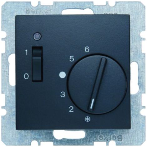 Berker S1 B3 B7 Plaque thermostatique anthracite 20301606