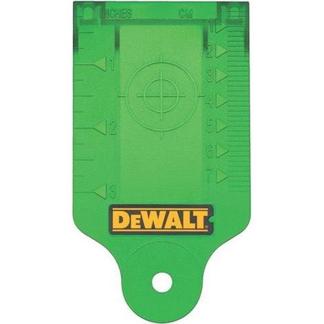 DEWALT Tarjeta Objetivo Verde - Con base magnética - DE0730G-XJ