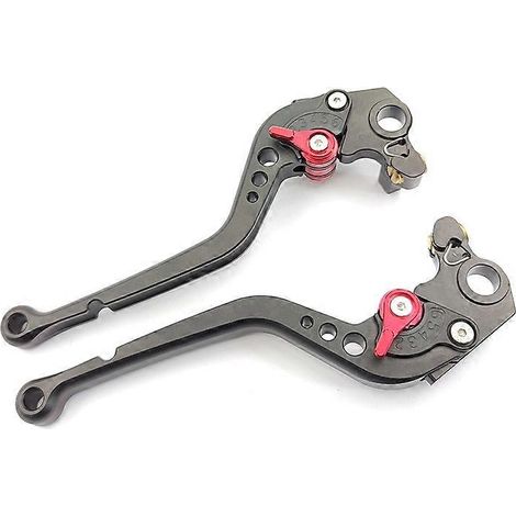 Convient aux motos Ducati Scrambler 1100, levier de frein/corneron en alliage d'aluminium librement modifiable (tige longue verte) (1/4)