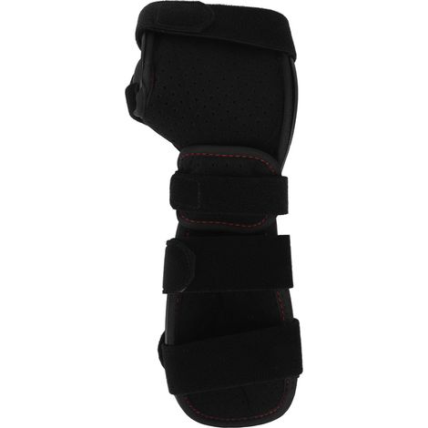 Attelle de main pour AVC, maintien stable, bonne fixation, réglable, amovible, souple, pour entorses articulaires et tendinites, main droite, taille L (32 x 11 cm). (1/5)