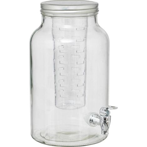 Dispensador de bebidas de vidrio transparente Fuzy 6L - Sg secret de gourmet