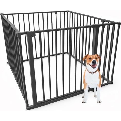 Bettacare Pet Pen with Mat, 92cm x 92cm, Grey, 70cm High (1/5)
