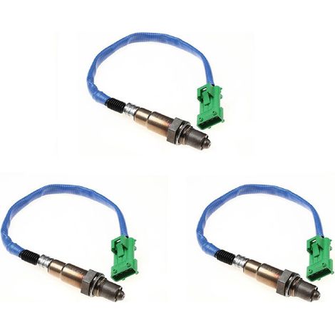 Adecuado para 3 sensores de oxígeno nuevos, sensores O2 de 4 cables y Citroën 0258006028.