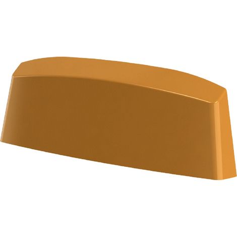 Wasserschlitzkappen für Fenster Schlitzfräsung Ockerbraun RAL8001 im 10er Pack (1/2)