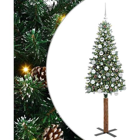 Albero di Natale snodato con 300 LED con supporto Verde 180 cm vidaXL (1/5)