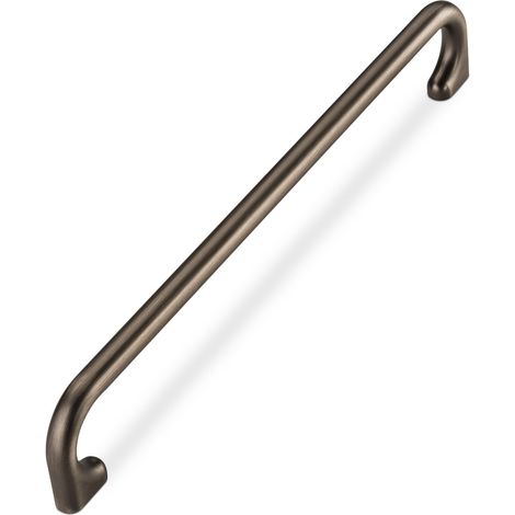 Bügelgriff ARINA BA 192 mm Edelstahl Schwarz gebürstet (1/4)