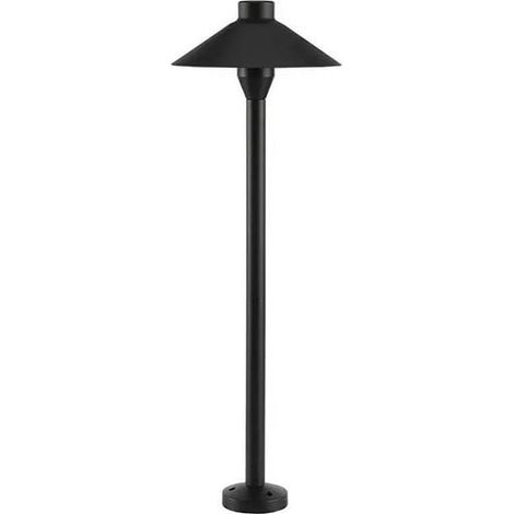 7W LED LAMPADA DA GIARDINO PALO/PICHETTO CORPO NERO IP65 4000K                                           - Luce NATURALE