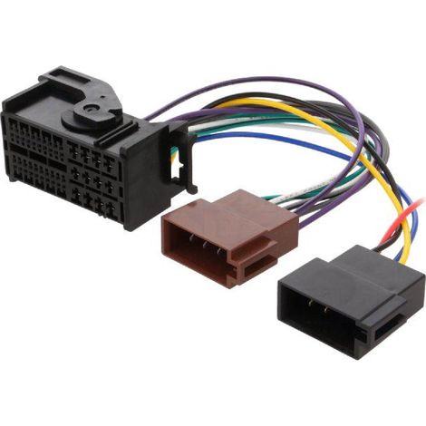 Adnauto – Fiche autoradio vers ISO IA212 pour Alfa Romeo Fiat Dodge Jeep Lancia – Raccordement sans modification câblage – Adaptateur auto