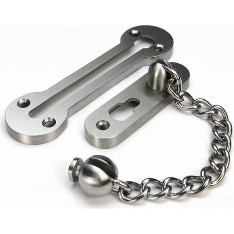 Chaîne de porte coulissante de sécurité extra épaisse en acier inoxydable massif 304 pour porte d'entrée