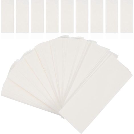 500 bandes de papier filtre pour chromatographie, destinées aux expériences de séparation de pigments et aux expériences scientifiques en laboratoire.-7.5X2.8X0.1CM-White