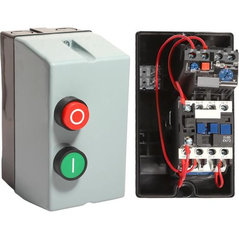 2.2-4KW Magnetic Electric Motor, Single Starter, 3 Phase, 7-10A, IP55, Waterproof Start Control Switch, Overload Protection, 220V/380V Air Compressors (1/5)