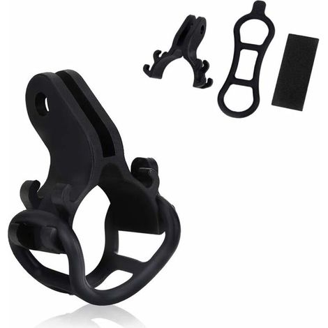 Taschenlampenhalterung, Fahrradlichthalterung, stabile universelle Taschenlampenhalterung für Fahrradlenker, Befestigungsklemme für Fahrradtaschenlampenhalterung, für Mountainbikes (1/5)