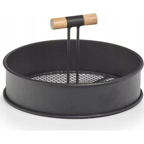 Zeller Organizador de especias negro 20 cm metal