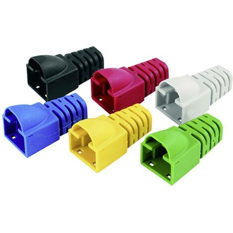 Passe-câble anti-pliage, Ø de câble 7 mm Telegärtner 100001144 RJ45 Protection anti-pliure noir 1 pc(s) S379451 (1/3)