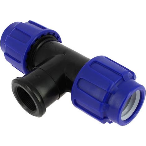 Té compression Ø40 dérivation femelle 33-42 10 bar