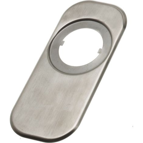 AMIG escudo embellecedor 164x74mm inoxidable mate ,