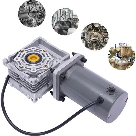 Motorino a vite senza fine, 120 W, 12 V CC, 1800 giri/min, coppia 3,66 kg/cm, design compatto (1/5)