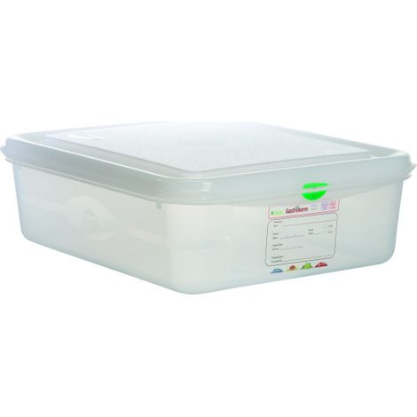Contenedor transparente hermético Gastronorm 1/2 12470 DENOX-FAMESA           10 L (1/2)