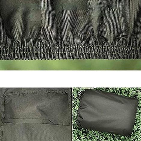 Housse imperméable anti‑UV pour tondeuse – Tissu Oxford 210D, dimensions 177x110x110 cm – Ourlet élastique ajustable, protection extérieure contre pluie et poussière (1/5)