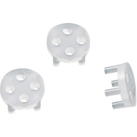 Entretoise pour transistor TRU COMPONENTS TC-TRW5203 1593485 (Ø x H) 8.9 mm x 4.6 mm Adapté pour boîtier (semi-conducteur): TO-92, TO-39 Pas: 3.6 m S021631 (1/2)