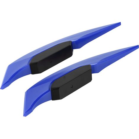 Ailerons aérodynamiques moto, paire d'ailes universelles pour scooter électrique, quad et SSV, accessoires bleus, kit de 2 pièces (1/5)