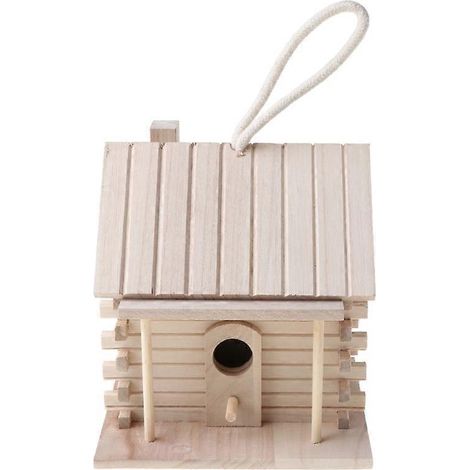 Nichoir en bois, incubateur chaud pour oiseaux, cabane à oiseaux extérieure, jouet pour animaux de compagnie (1/5)