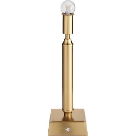 Base lampada tavolo ricaricabile touch ottone LED Endon (1/5)
