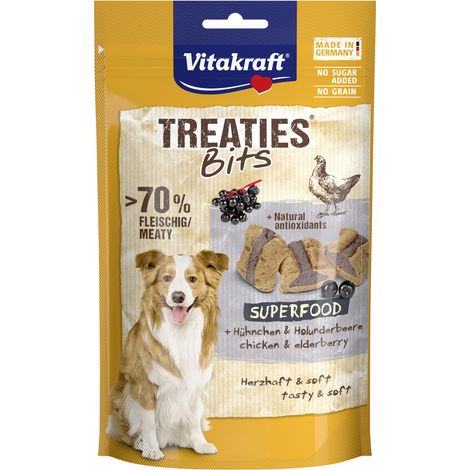 Vitakraft Treaties® + Superfood Holunder 100 g Hundeleckerlis