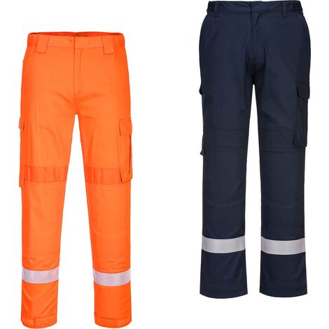 Portwest Bizflame FR401 Stretch-feuerhemmende Arbeitshose - XXL - Orange (1/3)