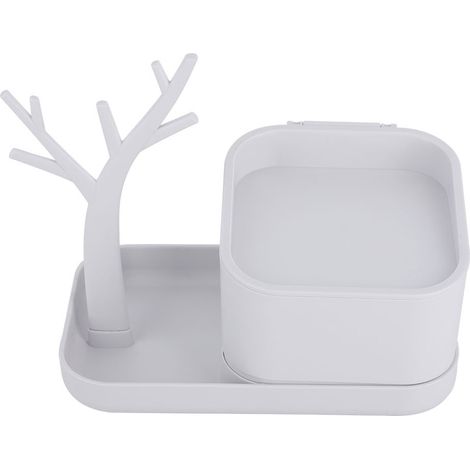 Boîte De Rangement Multifonctionnelle - Organiseur De Bureau Avec Compartiments Détachables - Pour Cosmétiques Et Bijoux - 1 Pièce (1/5)