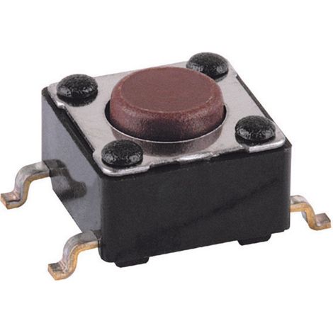 Mentor 1254.1004 1254.1004 Drucktaster 12 V DC/AC 0.05 A 1 x Aus/(Ein) tastend 1 St. (1/2)
