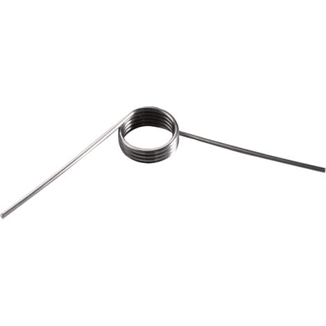 10 Ressorts de torsion, Acier à ressort, Diamètre 1mm, Extérieur 8mm, Angle 120°, 3 Tours, Pour électronique et machines