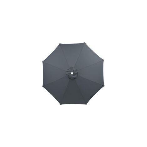 Toile de rechange pour parasol déporté 3 m, baleines 6/8, pour jardin, plage, protection UV, gris 8 brins (1/5)