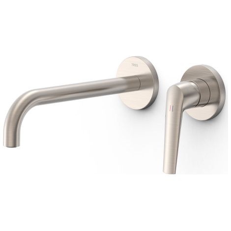 Façade mitigeur lavabo Acier - TRES 28130022AC (1/2)