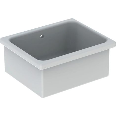 Fregadero 60 cm blanco brillo - Geberit Publica Ruscello (1/5)