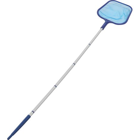Ensemble tête d'aspirateur de piscine, épuisette et filet de skimmer avec manche amovible - Accessoires de nettoyage pour piscine (1/5)