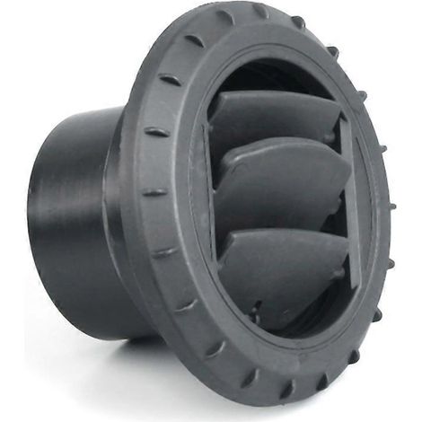 Sortie d'air rotative pour chauffage/climatisation, noire, pour voiture, camion, fourgonnette, camping-car, stores (1/5)