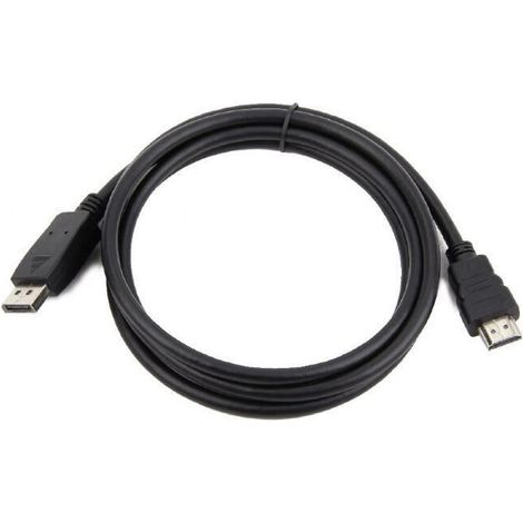 Gembird CC-DP-HDMI-10M adaptador de cable de vídeo HDMI tipo A (Estándar) DisplayPort Negro (1/2)