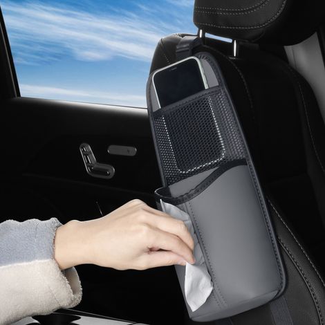 Bolsas para el coche, portavasos multifuncionales para el coche, bolsas de almacenamiento para los asientos, cajas para pañuelos, bolsas de almacenamiento para vasos y termos para el coche. (1/2)