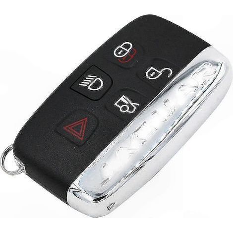 Coque de clé Jaguar 5 boutons, coque de remplacement compatible avec XE XF XJ et XK (1/3)