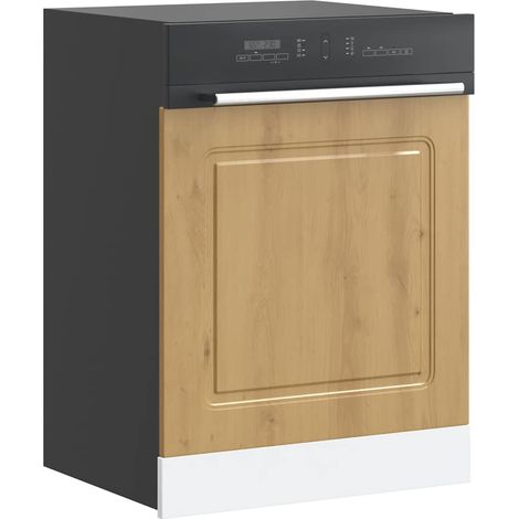 Dishwasher Panel "Kalmar" Artisan Oak 60x1.5x57 cm vidaXL (1/5)