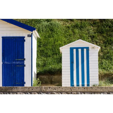 Tableau sur toile plage de Lancieux 45x65 cm - Impression sur Toile Murale Décorative - Image imprimée en HD sur Toile - Toile sur Châssis en Bois FSC - Fabriqué en France (1/4)